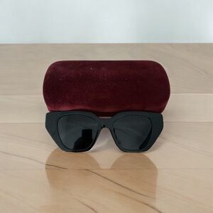 Gucci Black Cat-Eye Women’s Sunglasses